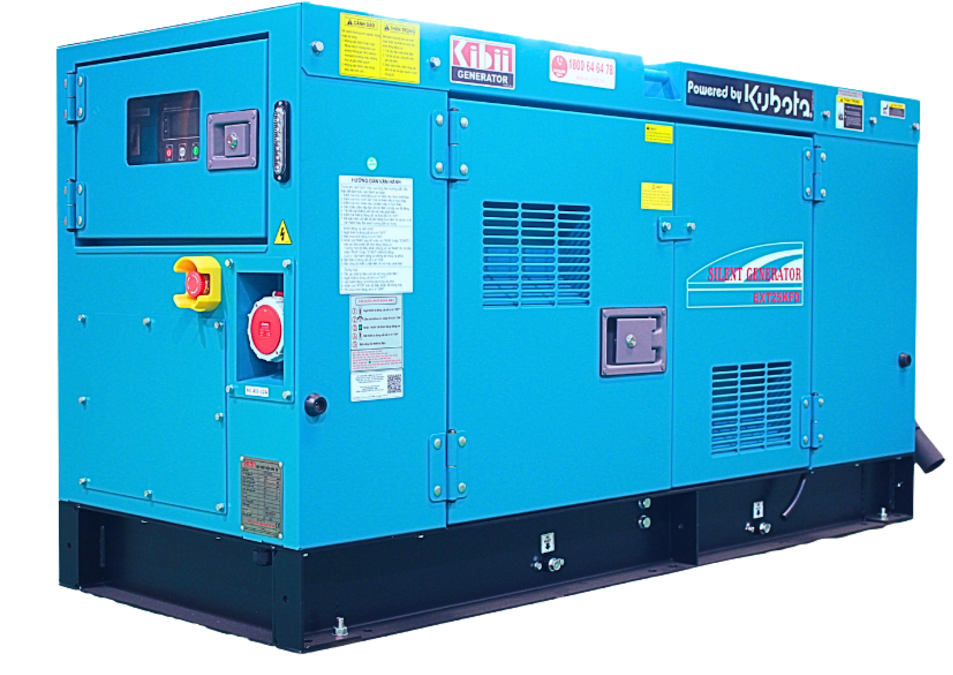 MÁY PHÁT ĐIỆN DẦU Kibii EXT25KFD: GIẢI PHÁP TIẾT KIỆM 40% CHI PHÍ NHIÊN LIỆU SO VỚI MÁY BÃI VÀ MÁY TRUNG QUỐC