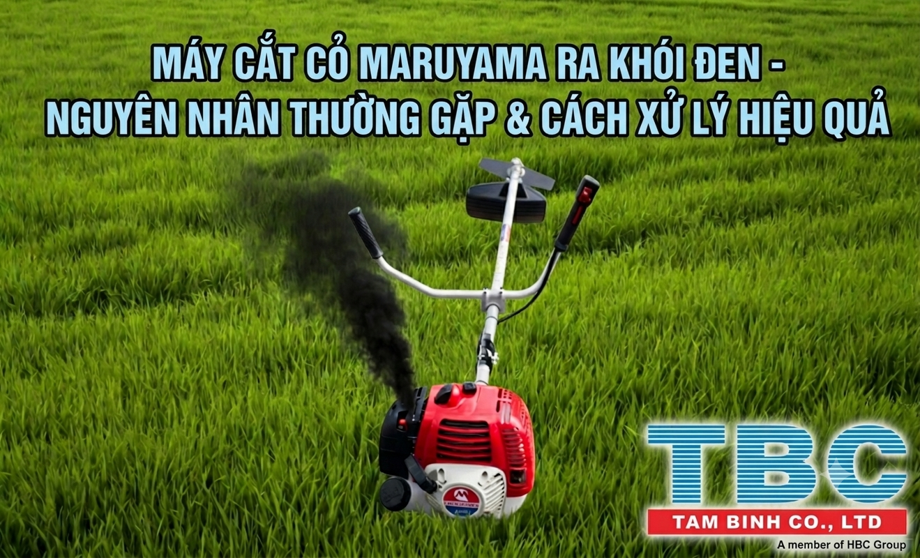 Máy Cắt Cỏ Ra Nhiều Khói Đen? Nguyên Nhân Và Cách Xử Lý Hiệu Quả