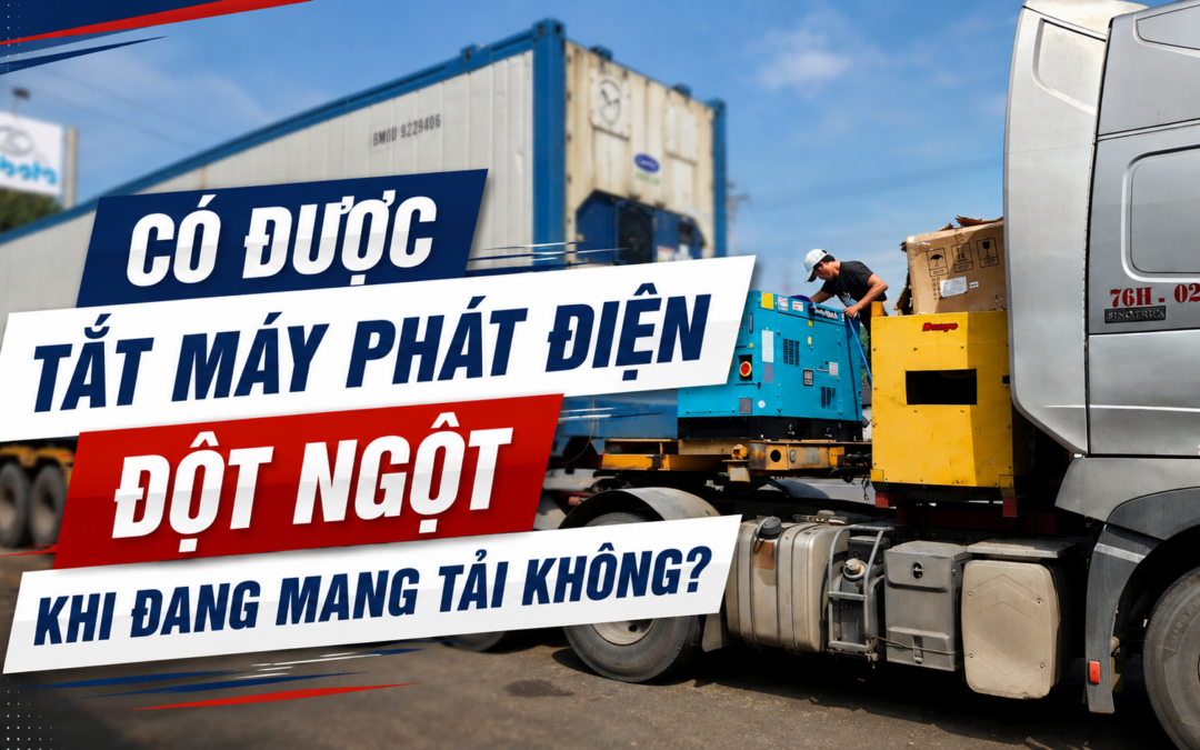 CÓ ĐƯỢC TẮT MÁY PHÁT ĐIỆN ĐỘT NGỘT KHI ĐANG MANG TẢI KHÔNG?