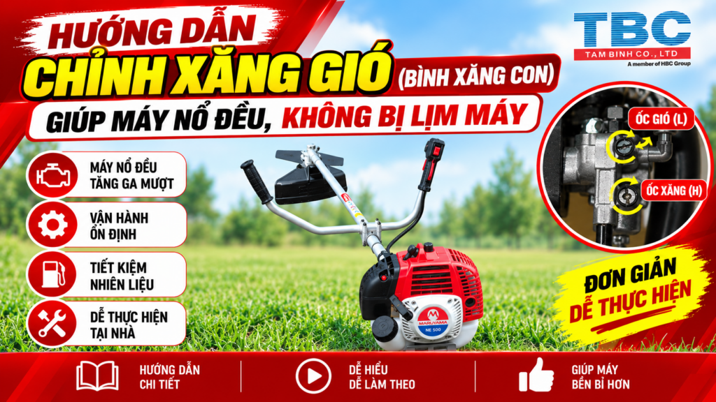 máy cắt cỏ maruyama và một số lưu ý